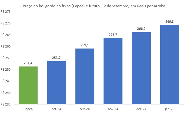 preço futuro do boi gordo