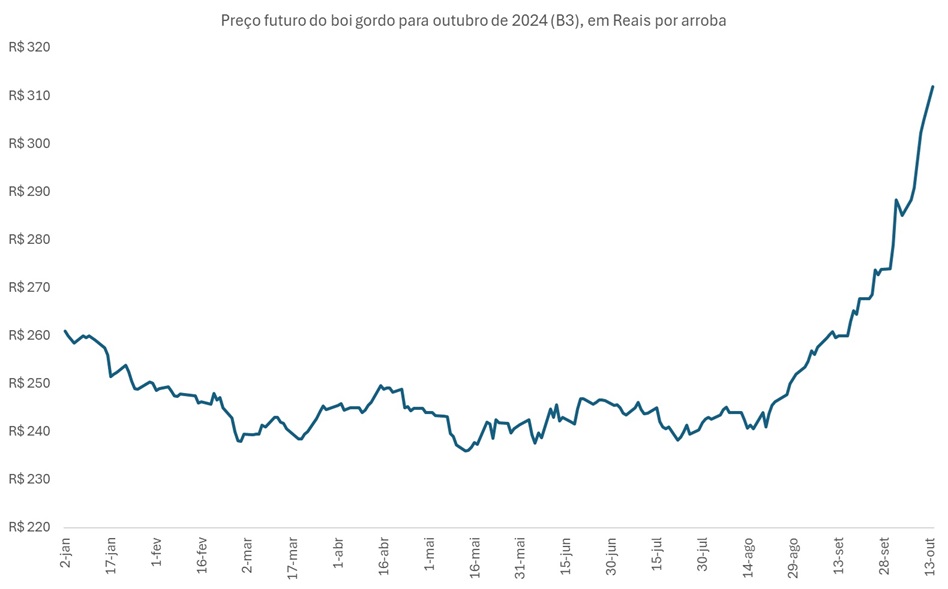 preço futuro do boi gordo