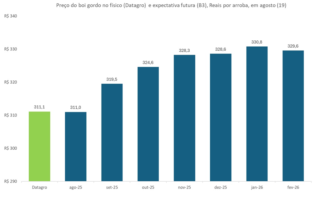 preço futuro do boi gordo