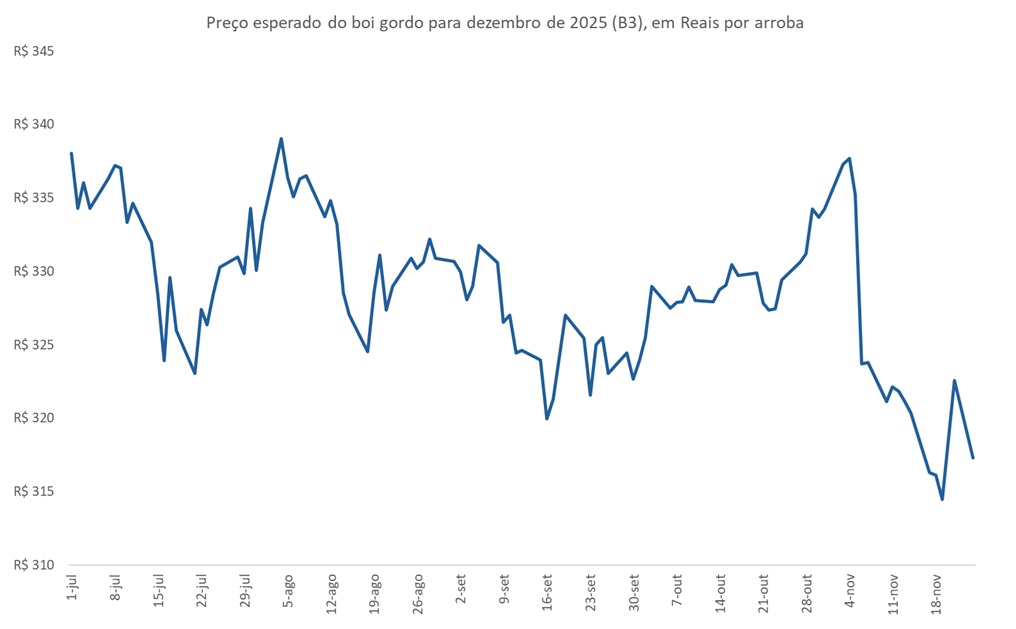 preço futuro do boi gordo