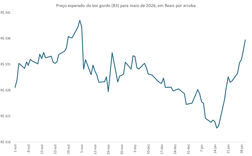 preço futuro do boi gordo para 2026