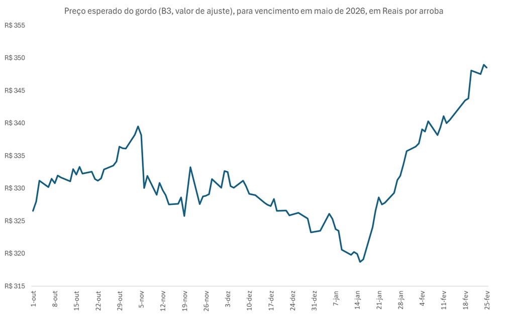 preço futuro do boi gordo