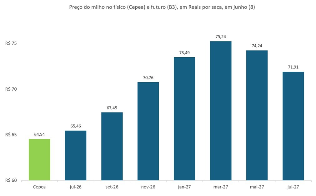 preço futuro do milho