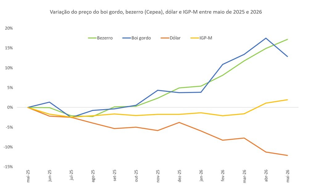 preço do bezerro